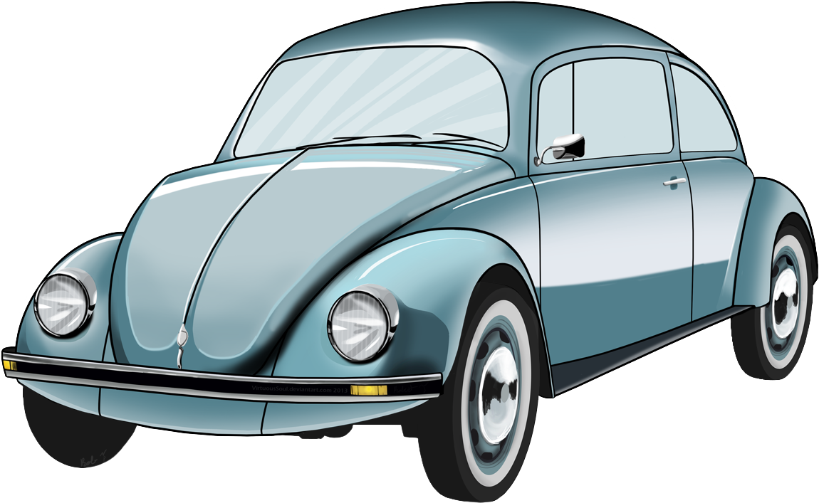 Hardship - Clipart - Transparent Vw Beetle Clipart (1250x1000), Png Download