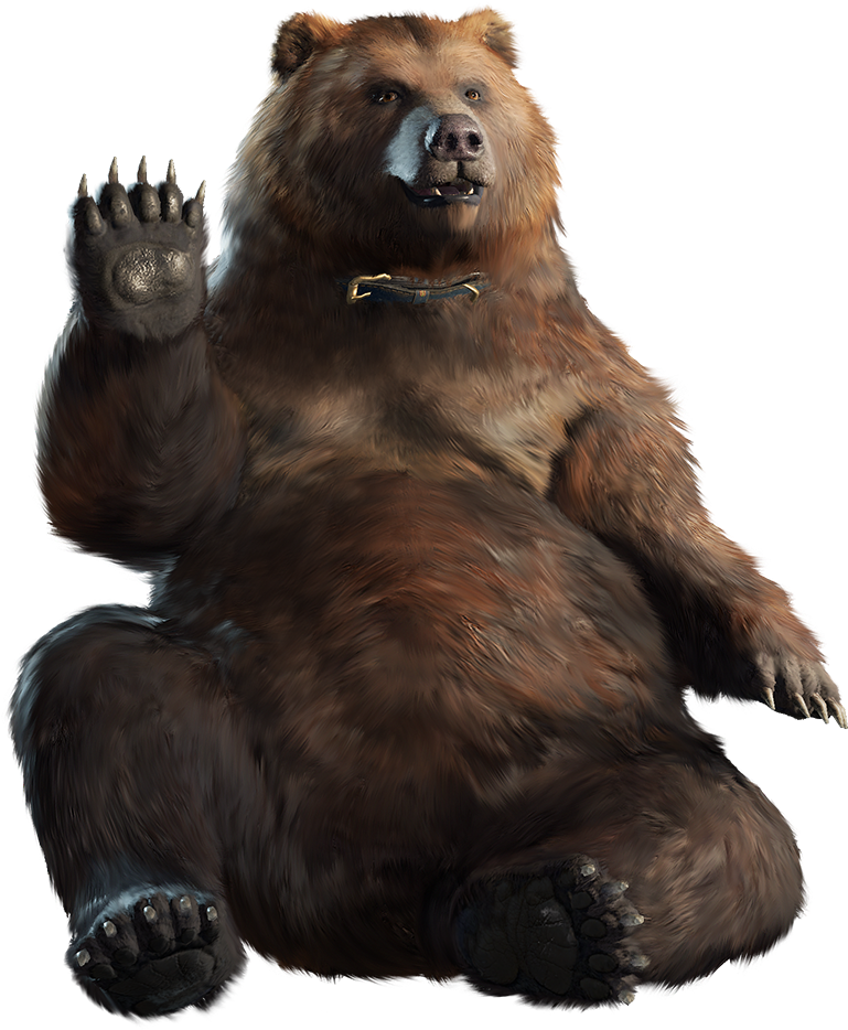 Grizzly Bear Png (892x1080), Png Download