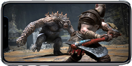 God Of War Ios / Android - Ps4 Multiplayer Games 2018 (529x272), Png Download