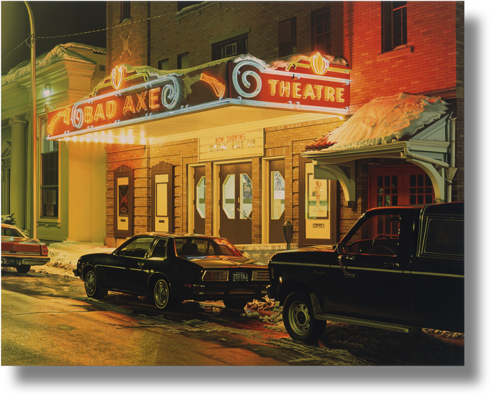 Bad Axe, 1992 Acrylic On Canvas 31 X 40 Inches (1000x809), Png Download