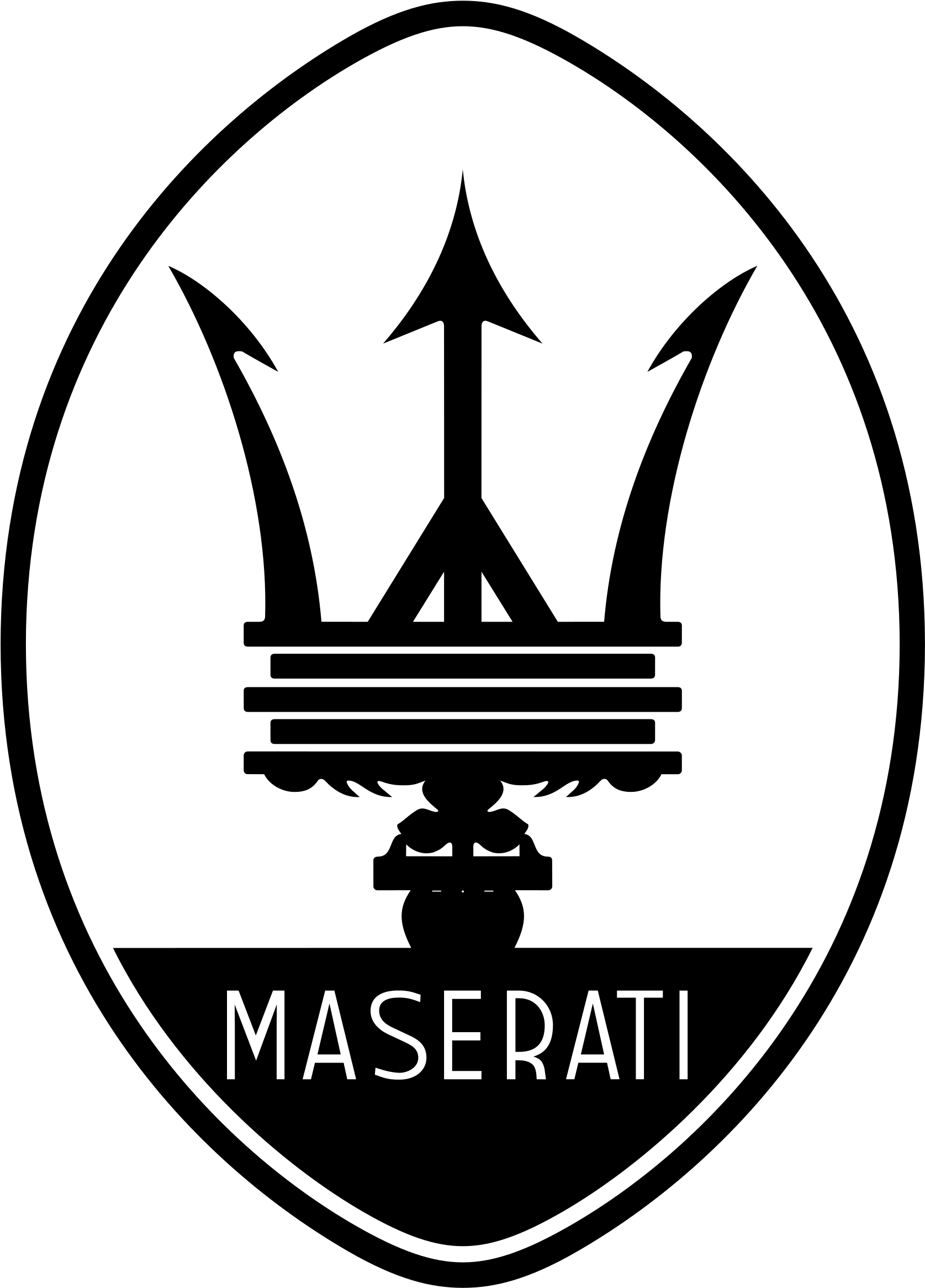 Maserati Logo Png Transparent - Maserati Logo Vector Png (2400x2400), Png Download