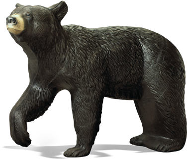 Large Black Bear - American Black Bear (450x505), Png Download