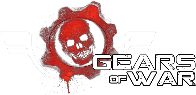 Gears Of War Logo Png (833x310), Png Download