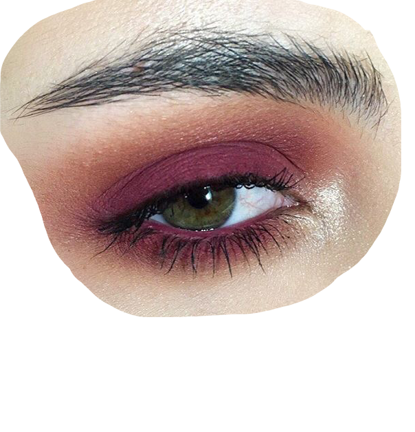 Eye Makeup Eyeshadow Aesthetic Grunge Vintage Retro - Eye Shadow (604x628), Png Download
