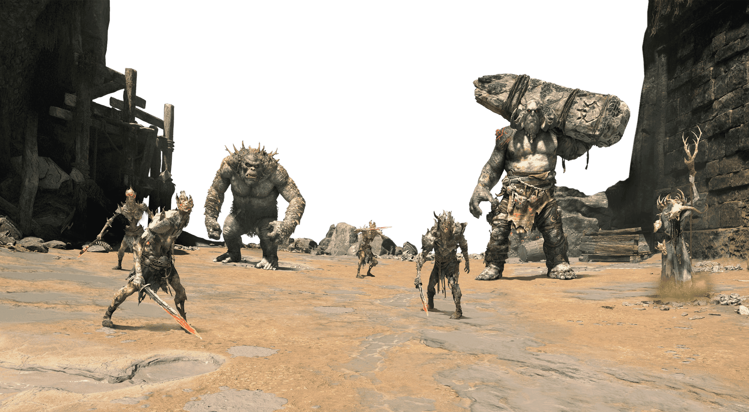 Webgl Is Required For This Experience - God Of War 4 Draugr (2400x1320), Png Download