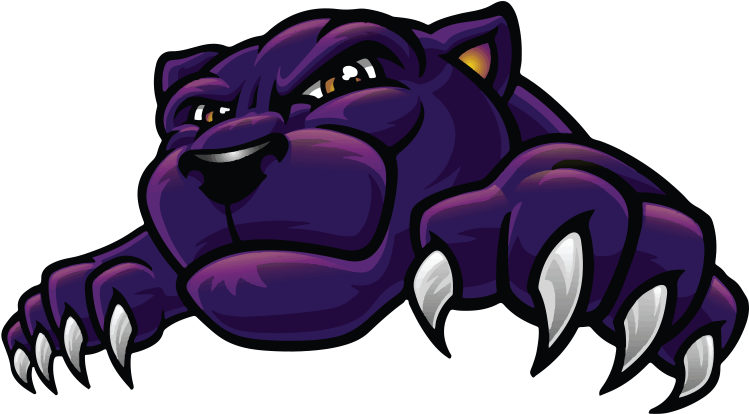 Oregon Panthers - Purple Panther Clip Art (750x450), Png Download