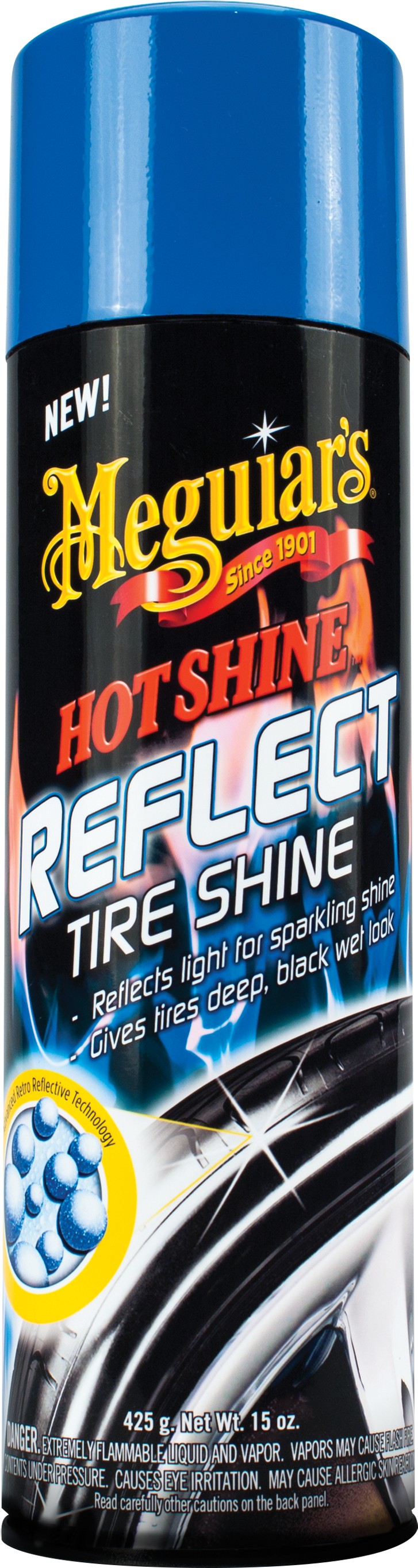 Hot Shine Reflect - Meguiar's Hot Shine Reflect Tire Shine (3000x3000), Png Download