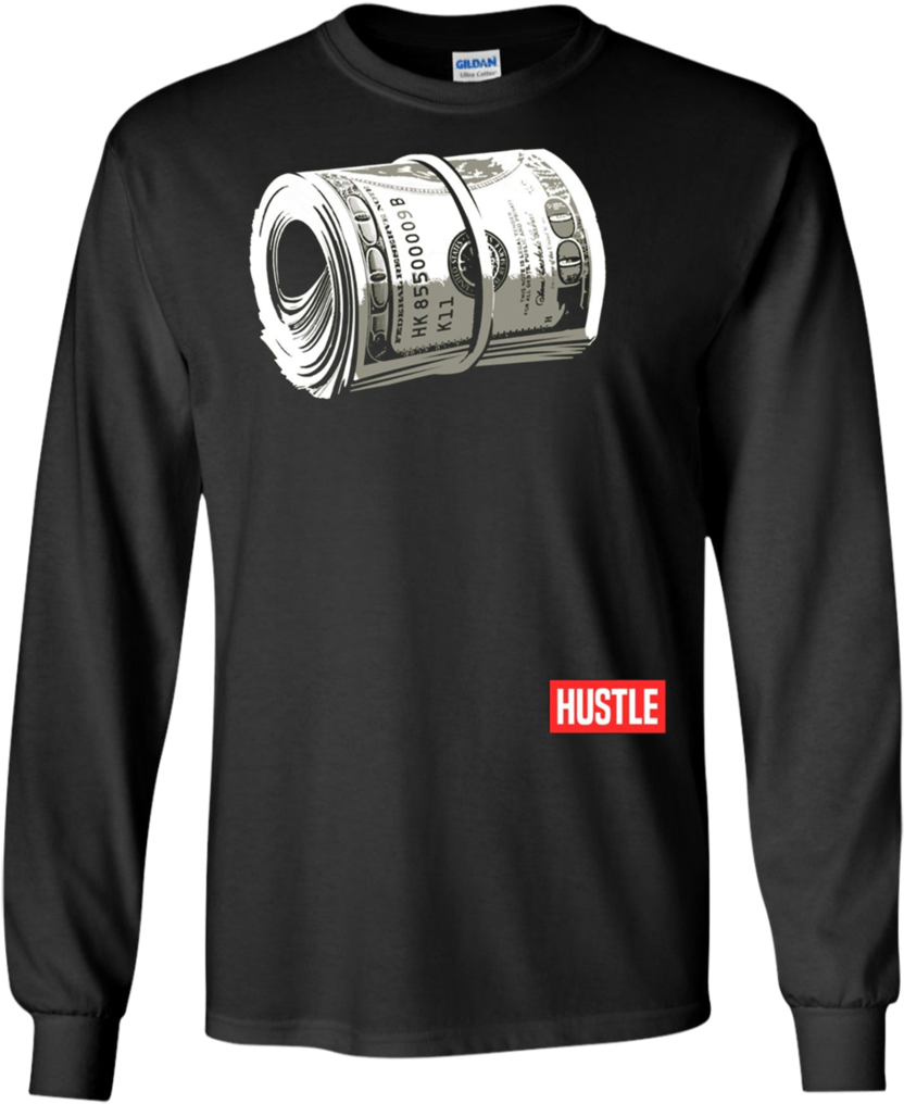 Hustle , Hundred Dollar Bill, Mo Money By Zany Brainy - Levis Trui (1024x1024), Png Download