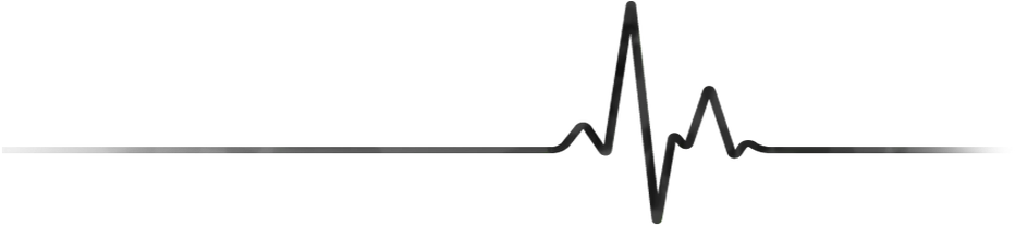 Line Heartbeat Png Clip Art Royalty Free Library - Heart Beat Line Black Png (982x212), Png Download