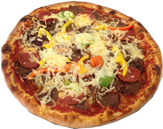Dk/images/pizza/12 Flora - California-style Pizza (400x319), Png Download