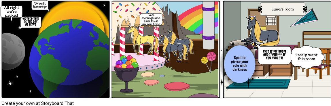 Space Unicorns (1164x385), Png Download