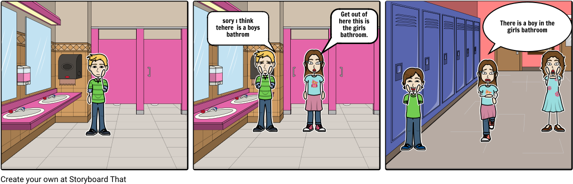 The Boys In The Girls Bathroom (1164x385), Png Download