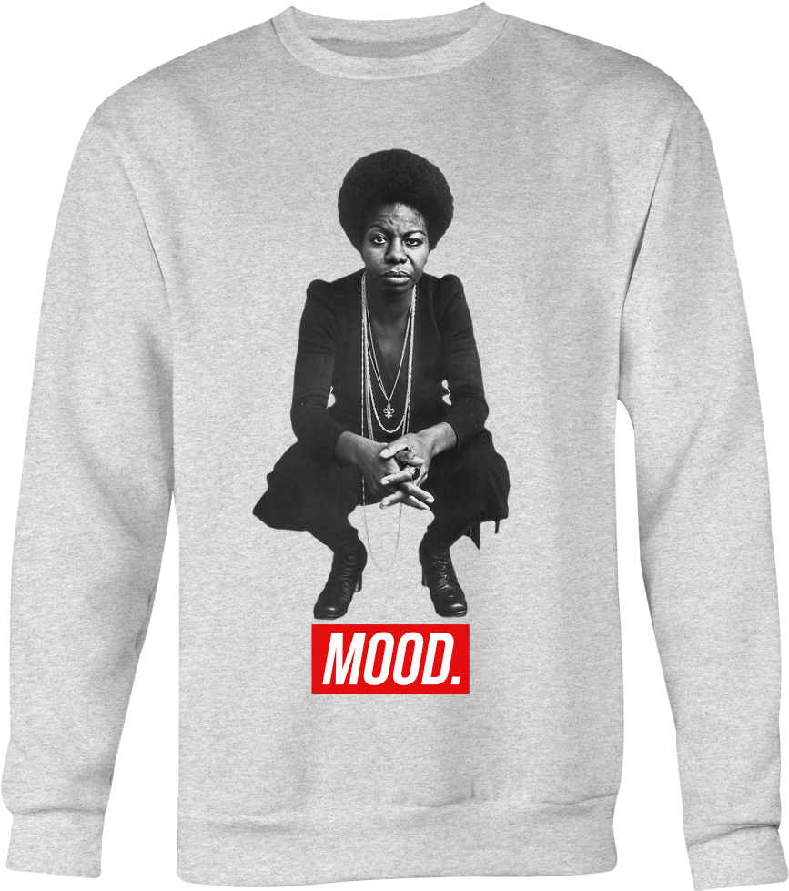 Nina Simone Sweatshirt (1000x1000), Png Download