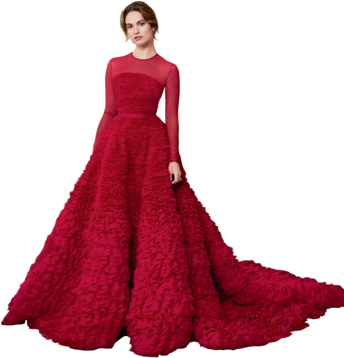 Lily James Png (770x1038), Png Download