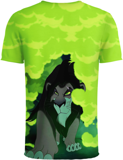 Anime Movie Lion King 3d T-shirt (560x559), Png Download