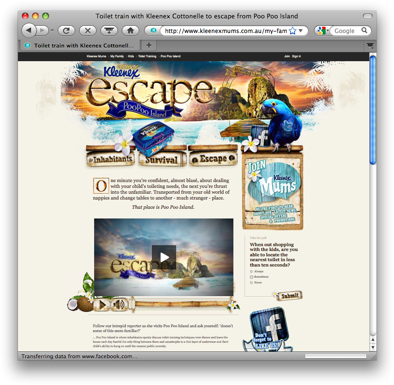 Poo Poo Island Mainpage (819x800), Png Download