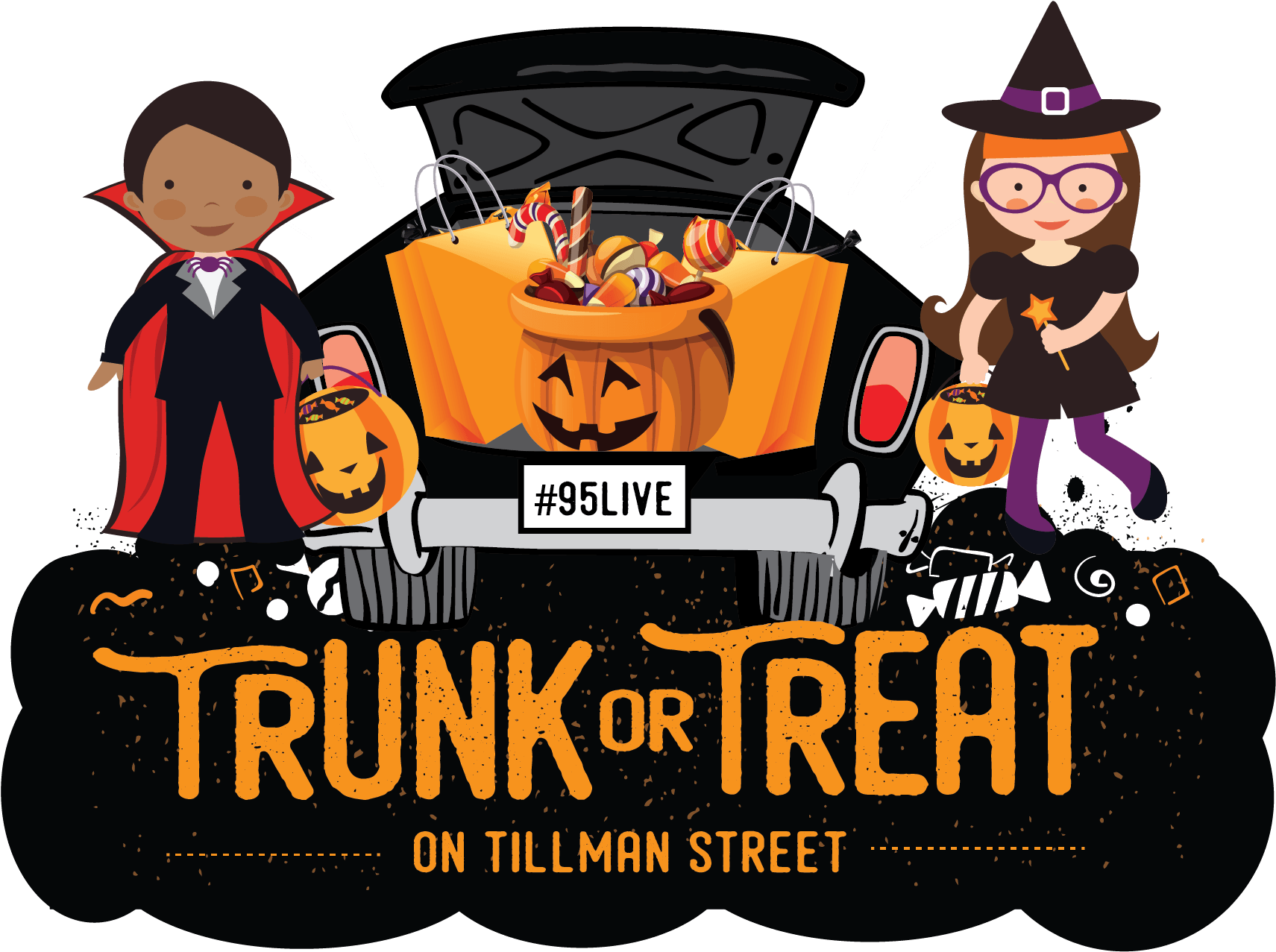 Trunk Or Treat Png (1758x1324), Png Download