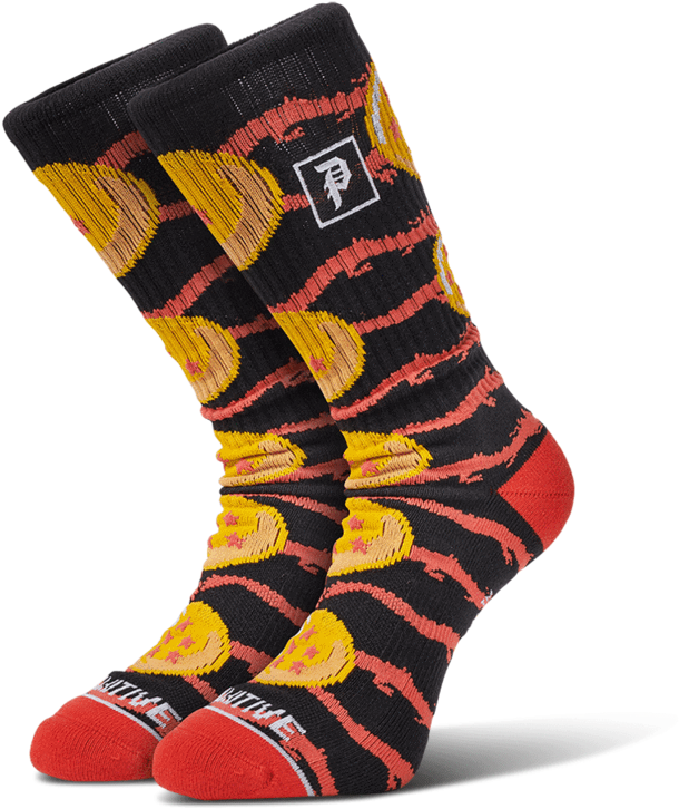 Primitive Dragon Ball Z Dragon Jacquard Crew Socks (800x800), Png Download