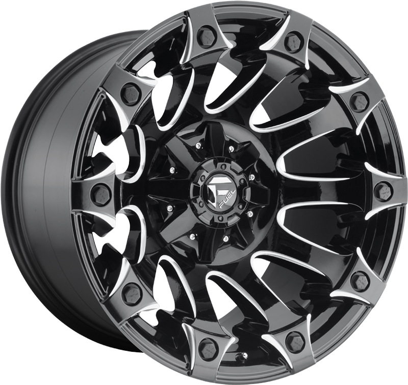 Battle Axe Gloss Black Milled (800x800), Png Download