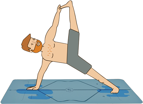 History Of The Yoga Mat (1030x395), Png Download