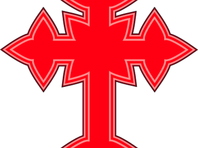 Red Cross Clipart Colorful Cross (640x480), Png Download