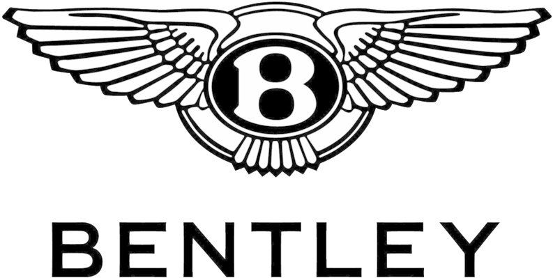 Bentley Symbol Black (1000x563), Png Download