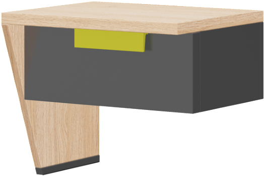Wow 11 Bedside Table Left (1024x1024), Png Download