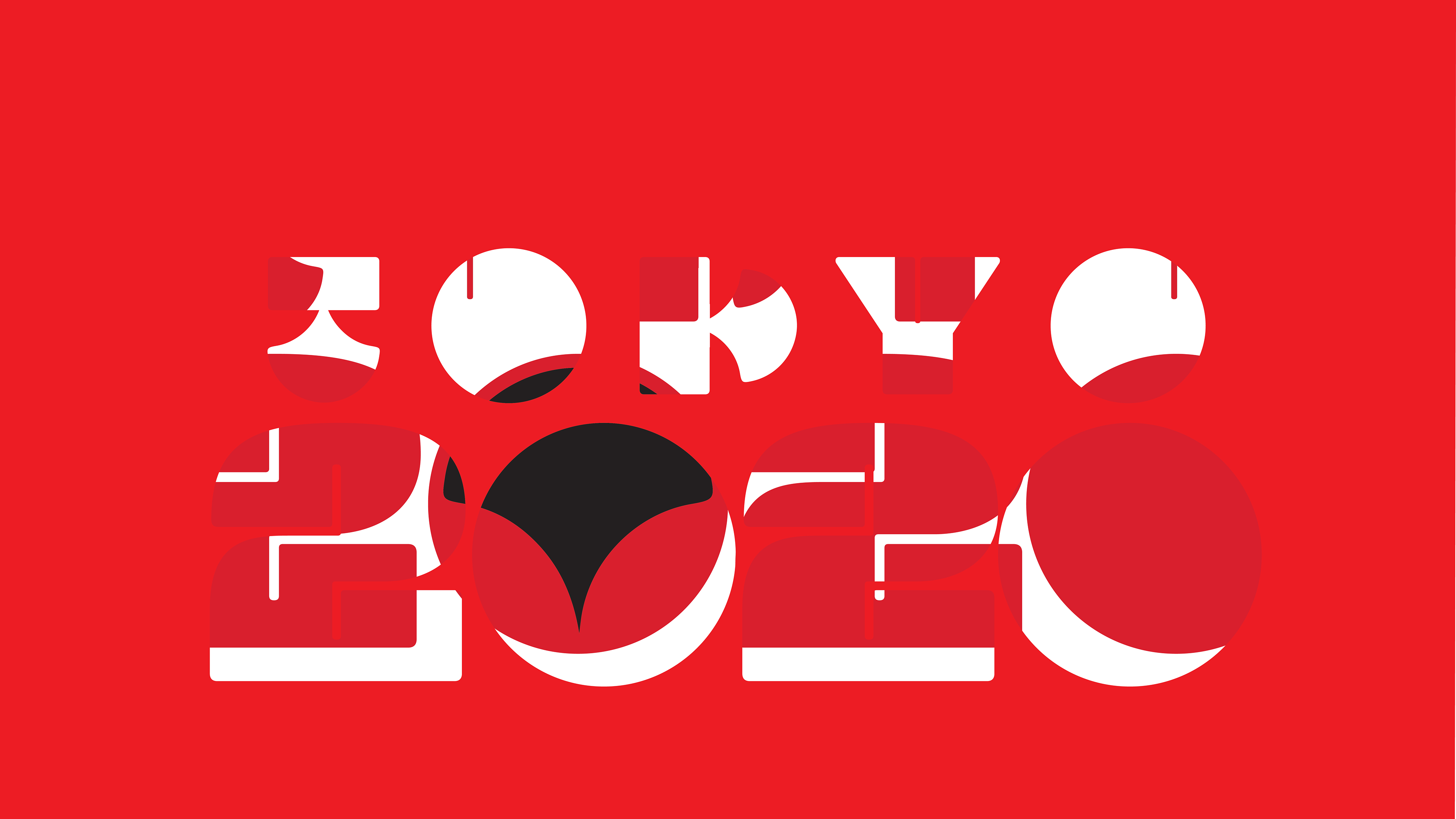 Recreating 2020 Olympics Logo And Compositions (3840x2160), Png Download