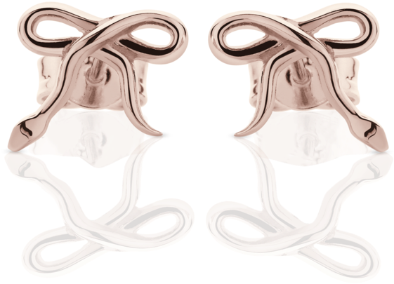 Serpent Stud Earrings (1024x1024), Png Download