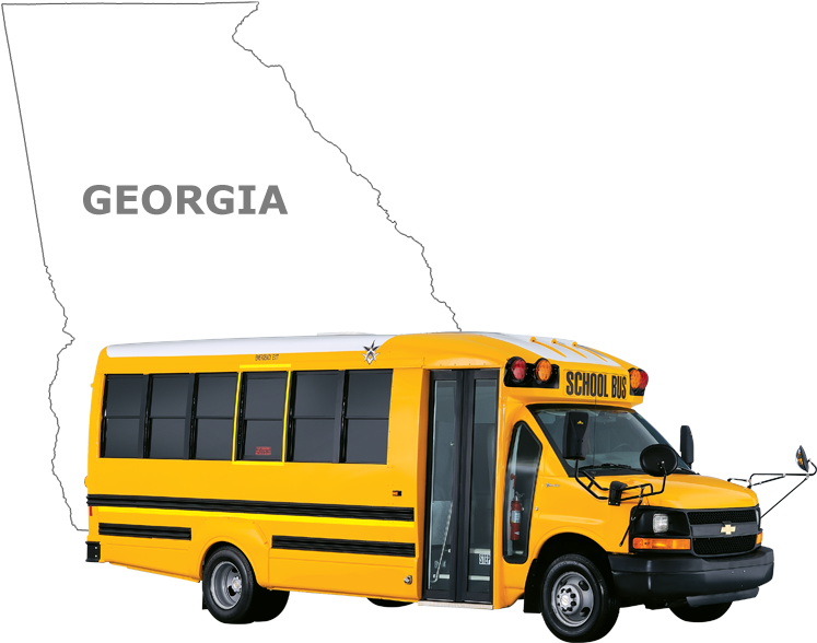 Georgia Bus Sales (750x678), Png Download