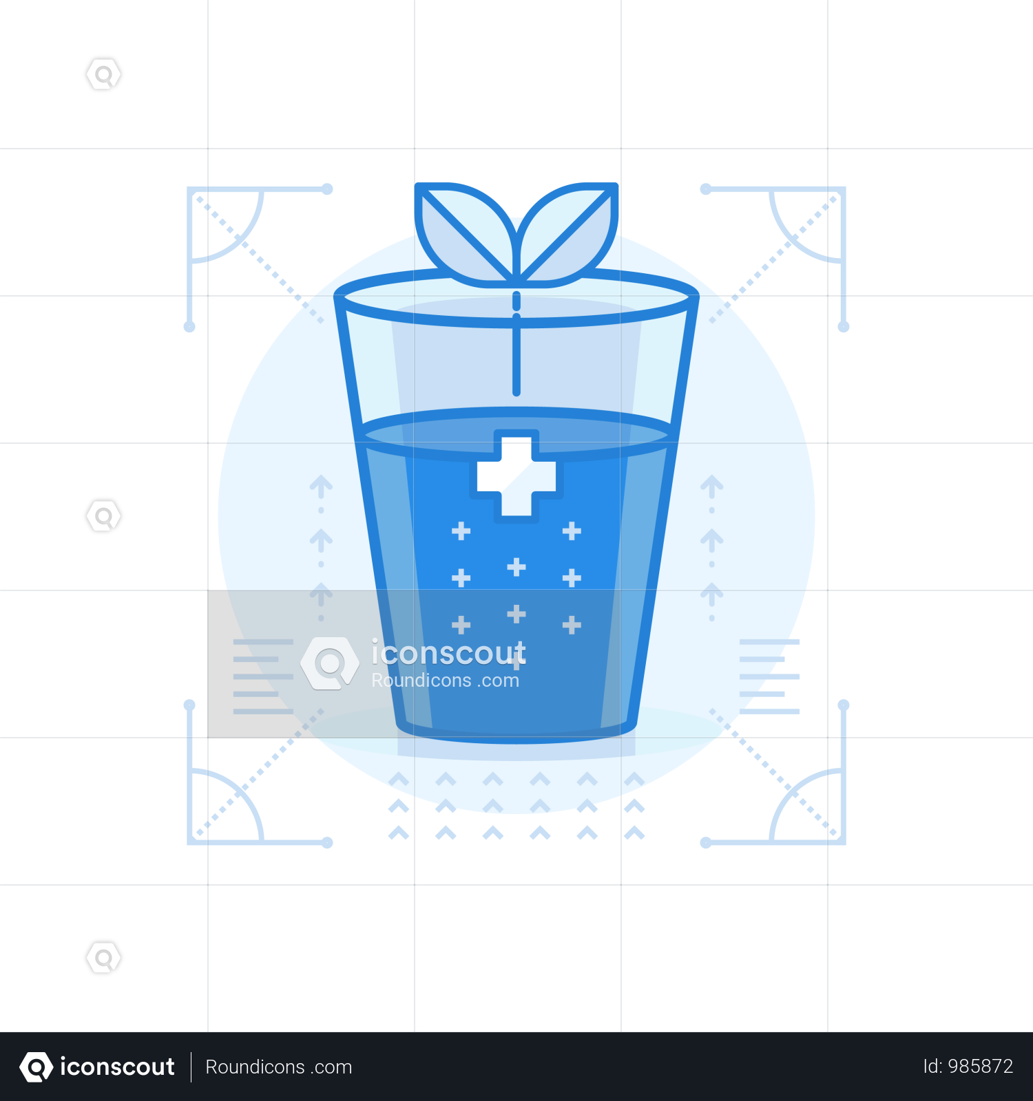 Water Therapy Illustration Full Screen (1500x1600), Png Download
