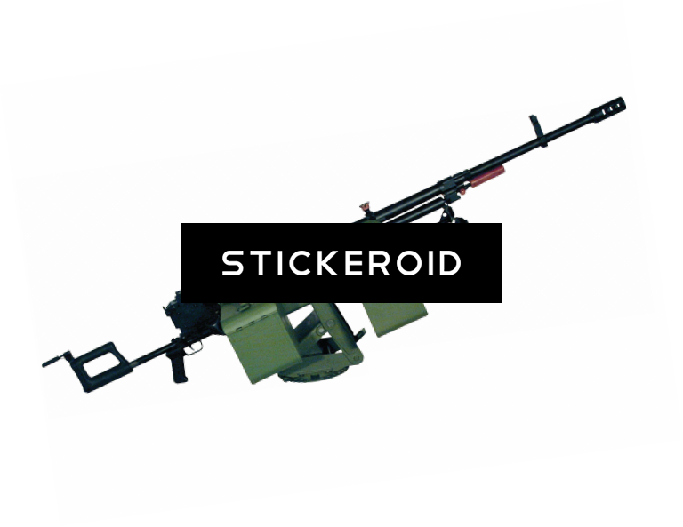 Machine Gun (768x593), Png Download