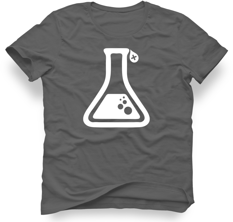 New Poison Beaker Black T-shirt Template (1000x972), Png Download