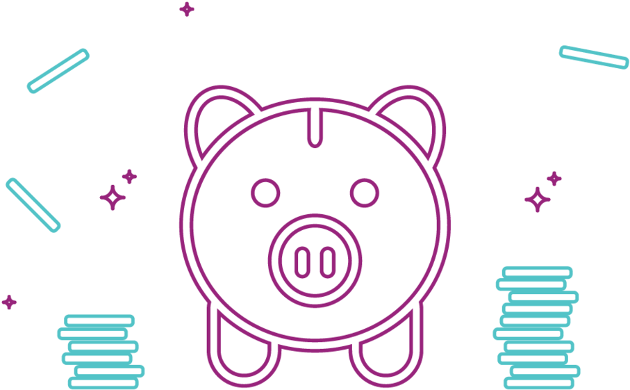 Finelles Homepage Piggy Bank 8 Day Money Challenge (1000x634), Png Download