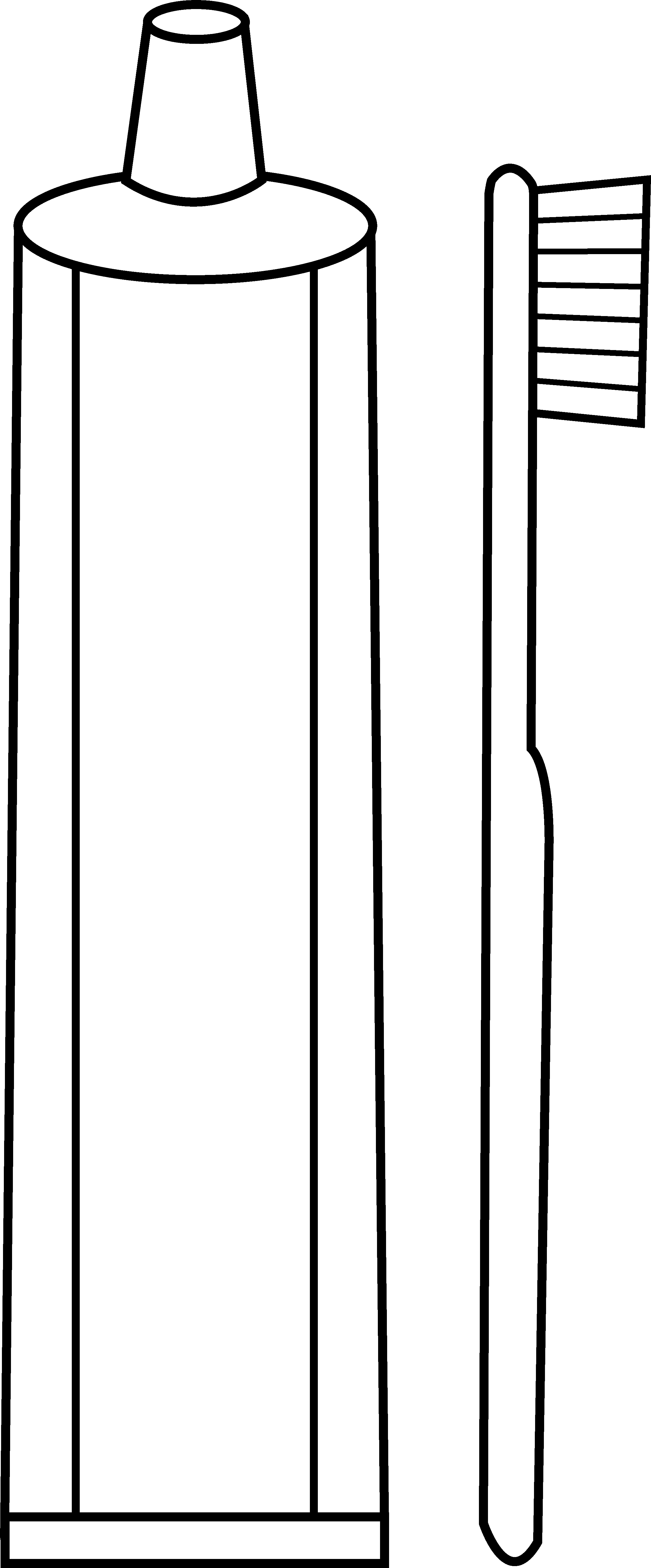 Toothpaste Is A Paste Or Gel Dentifrice Used With A (2376x5720), Png Download