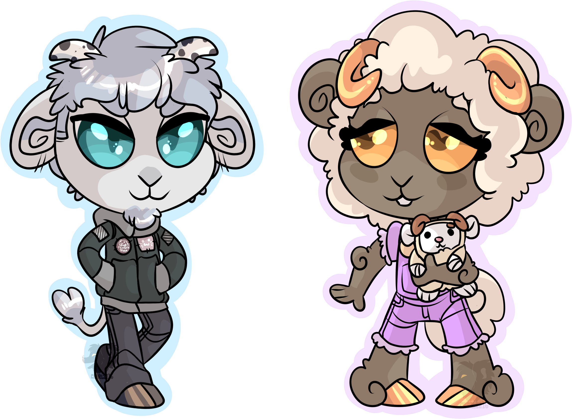 Chibis (2364x1757), Png Download