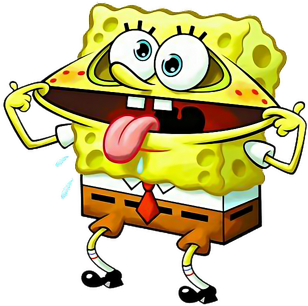 Baby Bobesponja Squarepants Funny Cute (616x612), Png Download