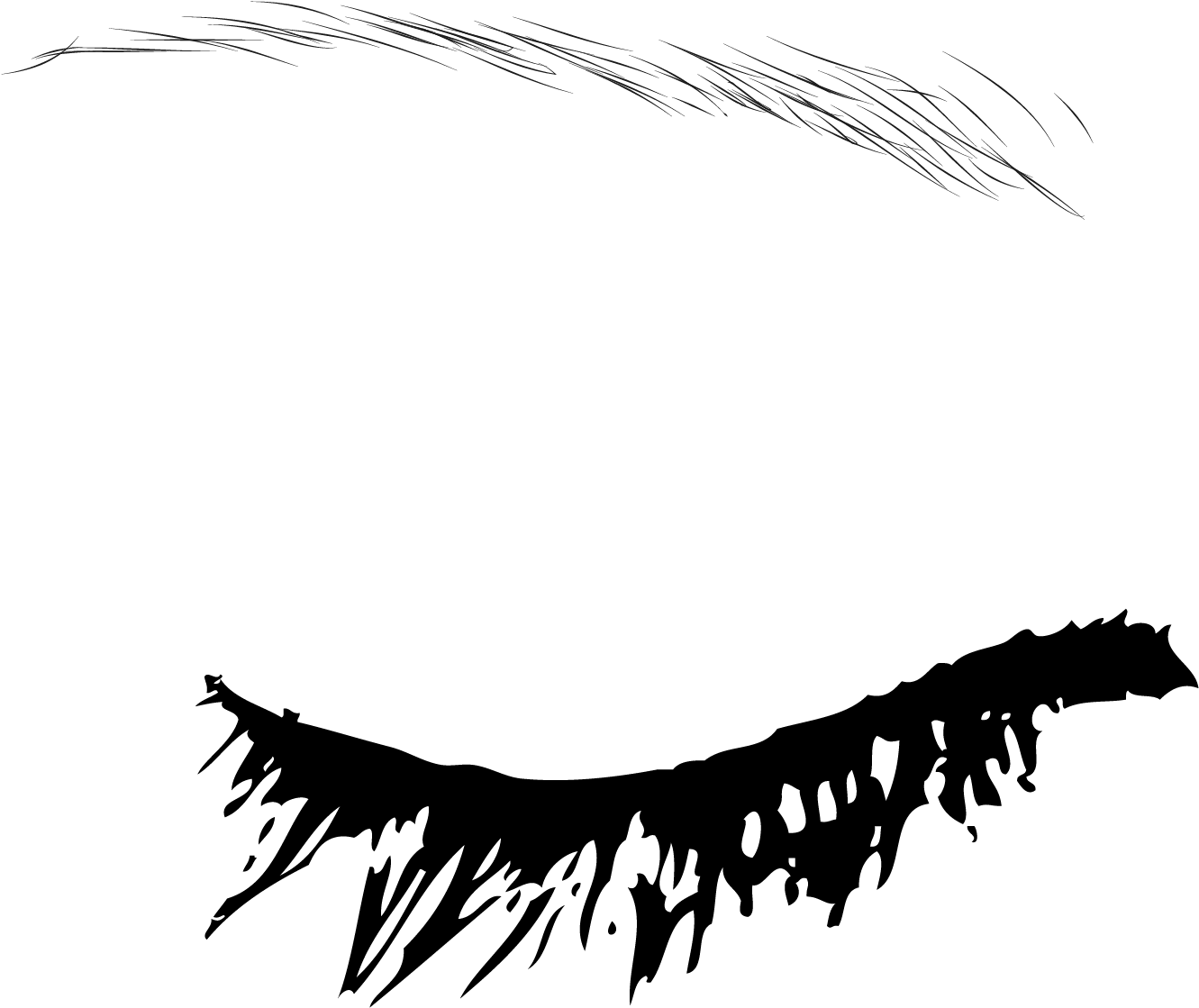 Eyebrow Euclidean Vector (1331x1119), Png Download