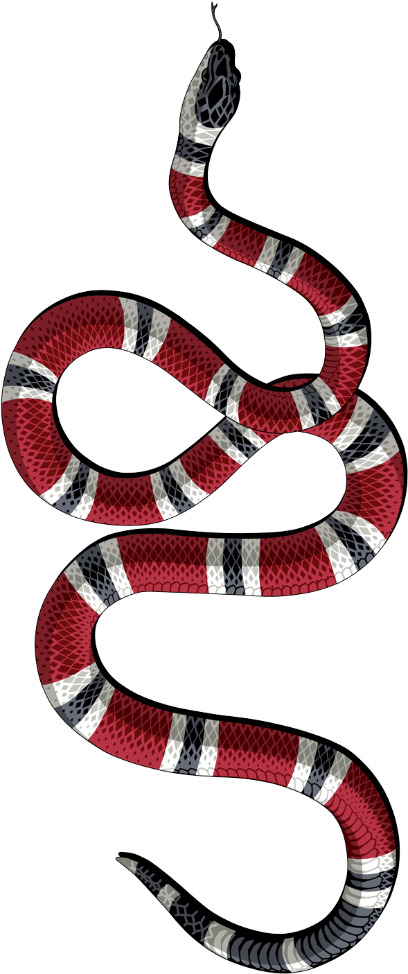 Decal Kingsnakes Gucci Sticker Serpent Png Free Photo (1000x1431), Png Download