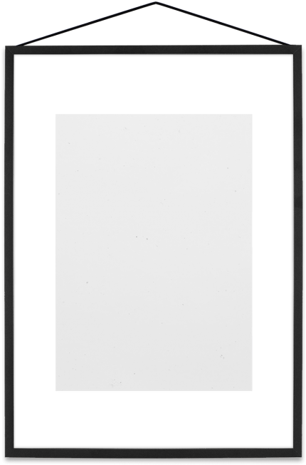 Moebe Transparent Frame A5/a4/a3 Black (463x700), Png Download