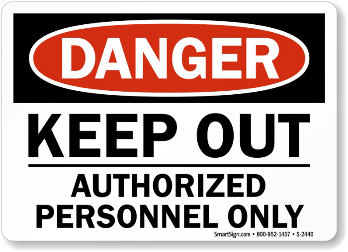 Keep Out Danger Png Clipart (700x508), Png Download