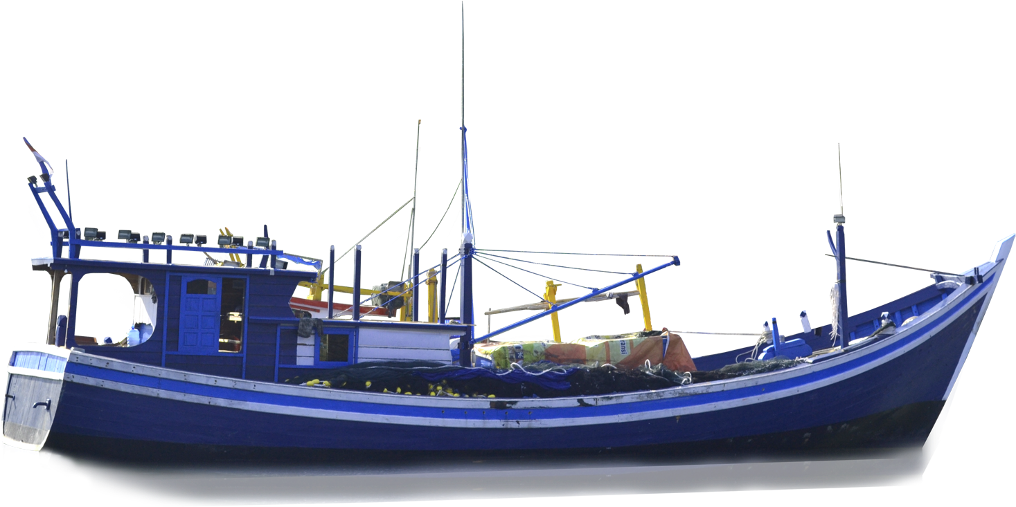 Fishing Boat Clipart Nelayan (1573x732), Png Download
