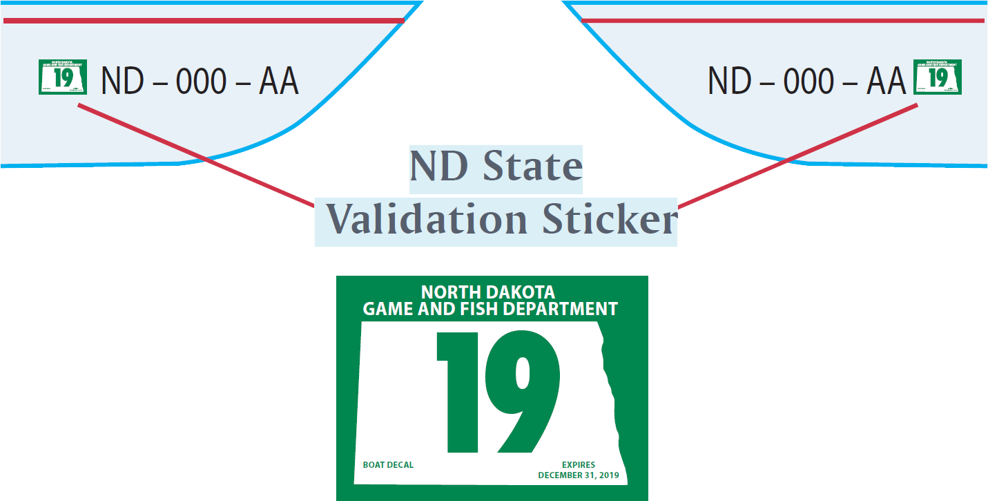 Graphic Showing Where To Attach Numbers And Sticker (1431x725), Png Download