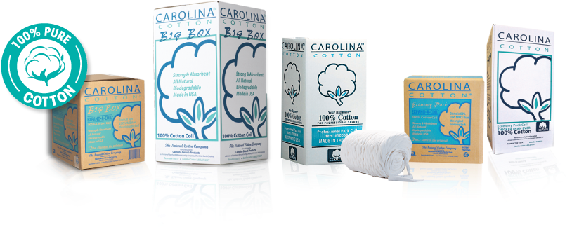 100% Pure Cotton Coil (871x377), Png Download