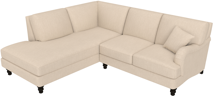 The Bella Collection Is A Classic English Roll Arm (750x429), Png Download