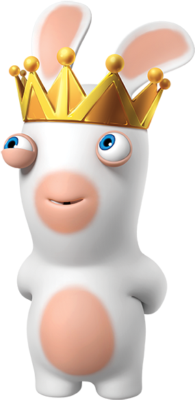 Rabbids Crazy Rush Messages Sticker-9 (618x618), Png Download