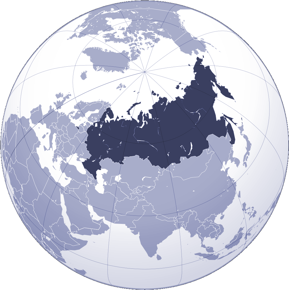 Where Is Russia Located (1000x1000), Png Download