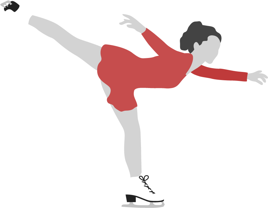 Speed Skating (1201x901), Png Download