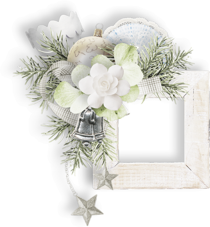 Christmas Photo Frame Png (710x770), Png Download