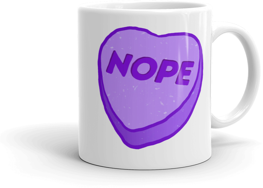Mug Nope (1000x1000), Png Download